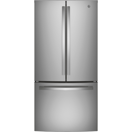 GE 18.6 Cu. Ft. Counter-Depth French-Door Refrigerator Fingerprint Resistant Stainless Steel - GWE19JYLFS