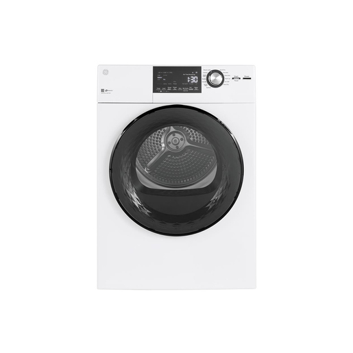 GE 4.1 Cu. Ft. Vented Electric Dryer with Stainless Steel Drum White - GFD14JSINWW