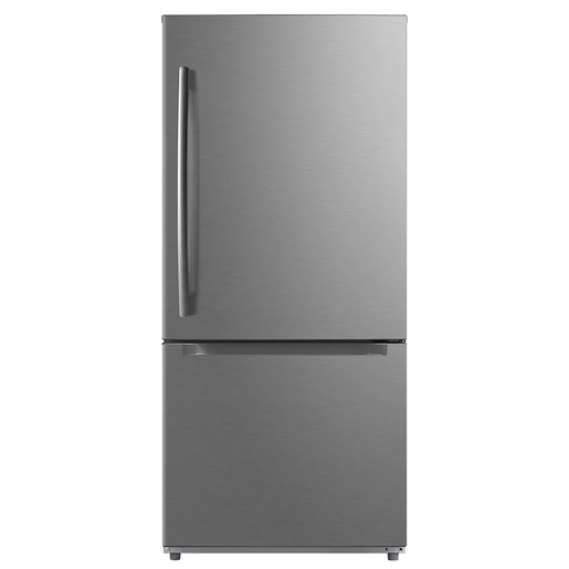 Réfrigérateur avec congélateur au bas de 18,6 pi³ en acier inoxydable - MBE19DSNKSS