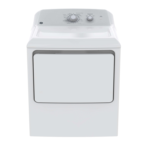 GE® 6.2 Cu Ft. Capacity DuraDrum Electric Dryer White - GTD32EBMPWW