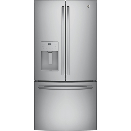 Réfrigérateur GE Adora 23,7 pi3 à portes françaises acier inoxydable résistant aux marques de doigts - DFE24JYRKFS