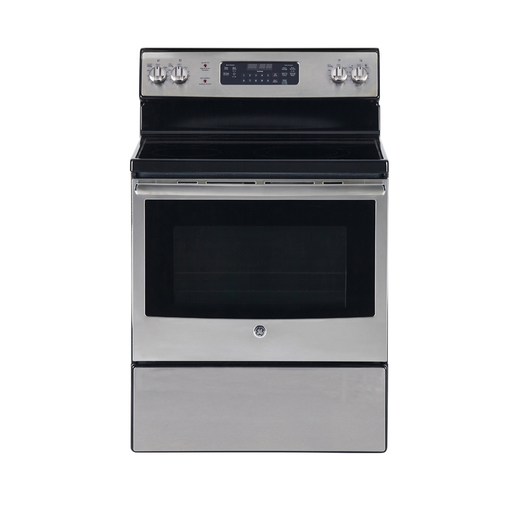 GE 30" Electric Freestanding Range with Storage Drawer Stainless Steel JCB730SKSS