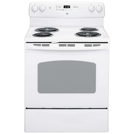GE 30" Electric Freestanding Range with Storage Drawer White - JCBP240DMWW