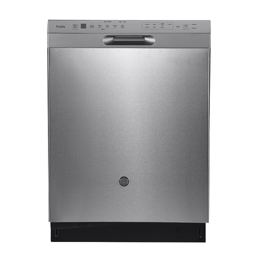 GE Profile 24" Built-In Front Control Dishwasher with Stainless Steel Tall Tub Stainless Steel - PBF665SSPFS