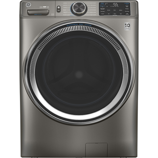 GE® 5.5 cu. ft. (IEC) Capacity Washer with Built-In Wifi Satin Nickel - GFW650SPNSN