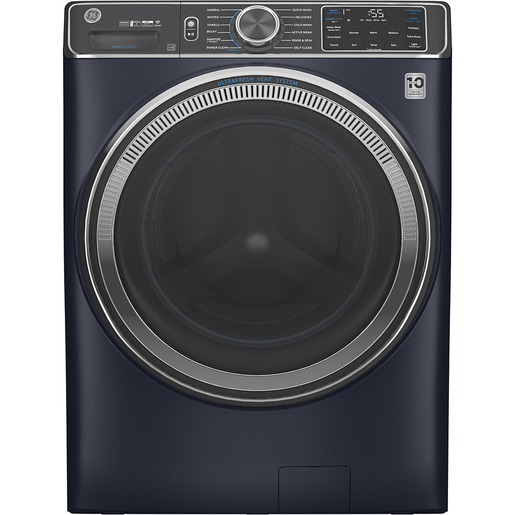 GE® 5.8 cu. ft. (IEC) Capacity Washer with Built-In Wifi Sapphire Blue - GFW850SPNRS