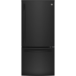 GE 20.9 cu.ft. Bottom Freezer Refrigerator Black GBE21AGKBB