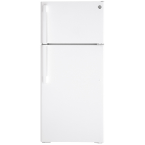 GE Energy Star® 16.6 Cu. Ft. Top-Freezer Refrigerator White 