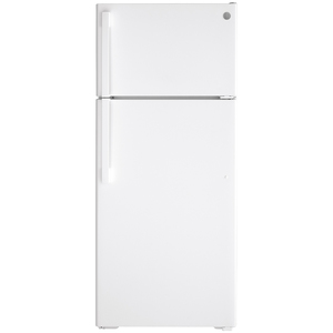 GE Energy Star® 17.5 Cu. Ft. Top-Freezer Refrigerator White - GTE18DTNRWW