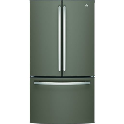 Réfrigérateur avec porte à deux battants GE de 27 pi³, acier inoxydable - GNE27JMMES