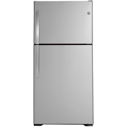 GE 30" Réfrigérateur à congélateur supérieur Acier inoxydable résistant aux marques de doigts - GTS19KYNRFS