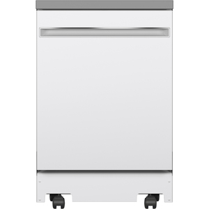 Lave-vaisselle mobile GE de 24 po, blanc - GPT225SGLWW