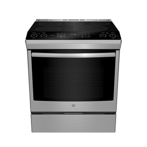 GE Profile 30" Slide-in Induction Range with No-Preheat Air Fry - PCHS920YMFS