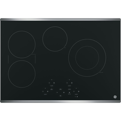 GE 30" Electric Smoothtop Cooktop Stainless Steel JP5030SJSS