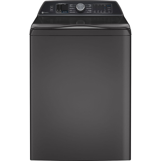 GE Profile 6.2 Cu Ft (IEC) Washer with Smarter Wash Technology  Diamond Grey- PTW700BPTDG