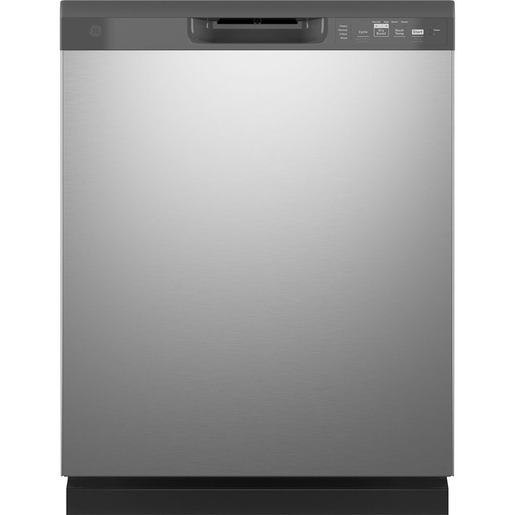 GE 24" Built-In Front Control Dishwasher Stainless Steel - GDF511PSRSS