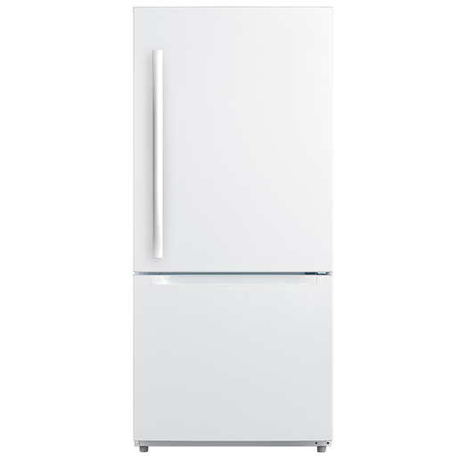 Moffat Réfrigérateur avec congélateur au bas de 18,6 pi³, blanc - MDE19DTNKWW