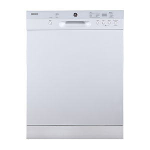 GE 24" Built-In Front Control Dishwasher with Stainless Steel Tall Tub White - GBF532SGPWW
