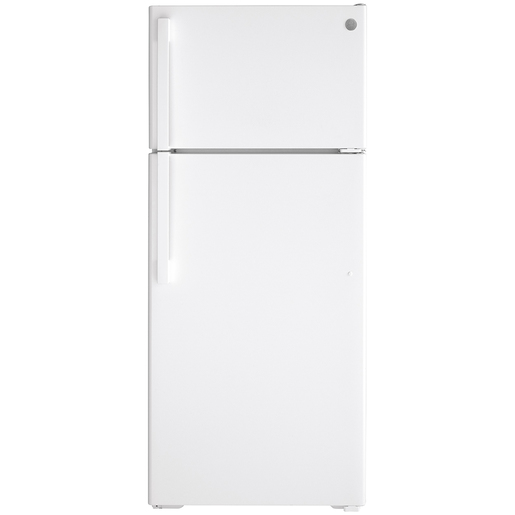 Réfrigérateur à congélateur supérieur GE homologué Energy Star® de 17,5 pi³, blanc - GTE18DTNRWW