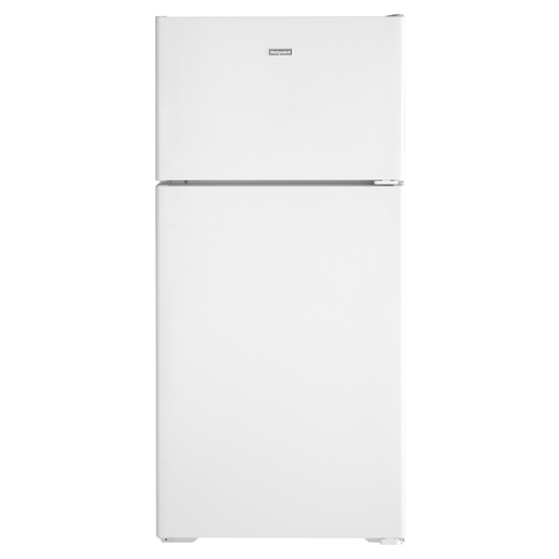 Réfrigérateur à congélateur supérieur Hotpoint homologué Energy Star® de 15,6 pi³, blanc - HPE16BTNRWW