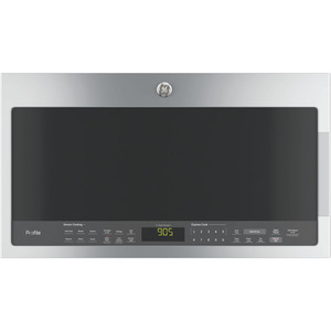 GE Profile 2.1 Cu.Ft. SpaceMaker Over-The-Range Microwave Oven Stainless Steel PVM2188SJC