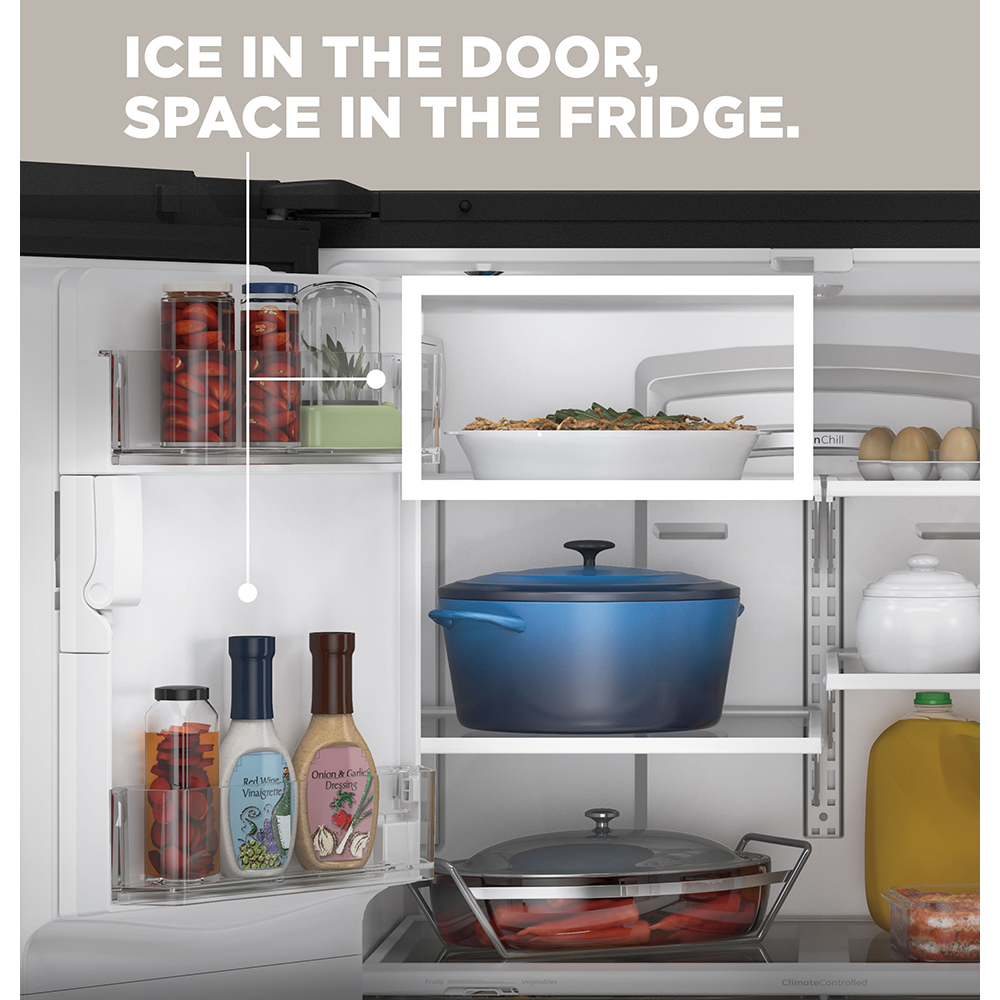 Image about Space-saving icemaker