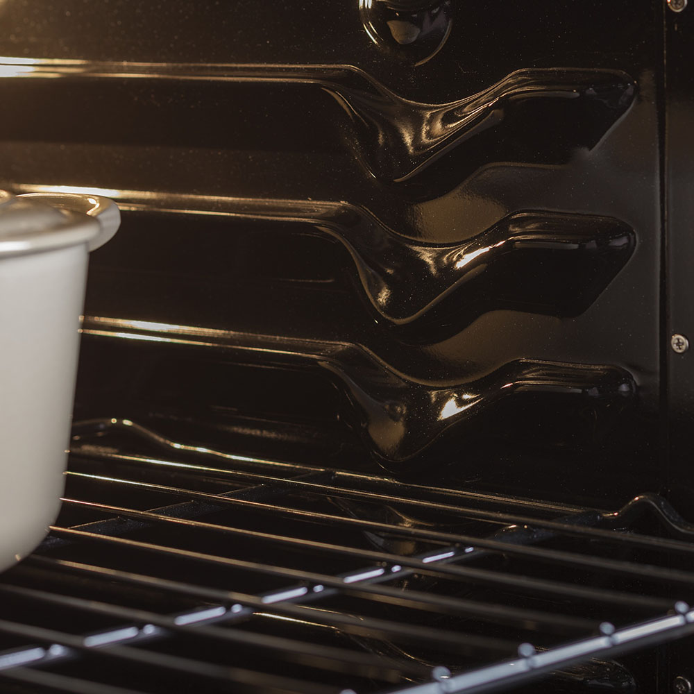 Image about Black Gloss Oven Interior